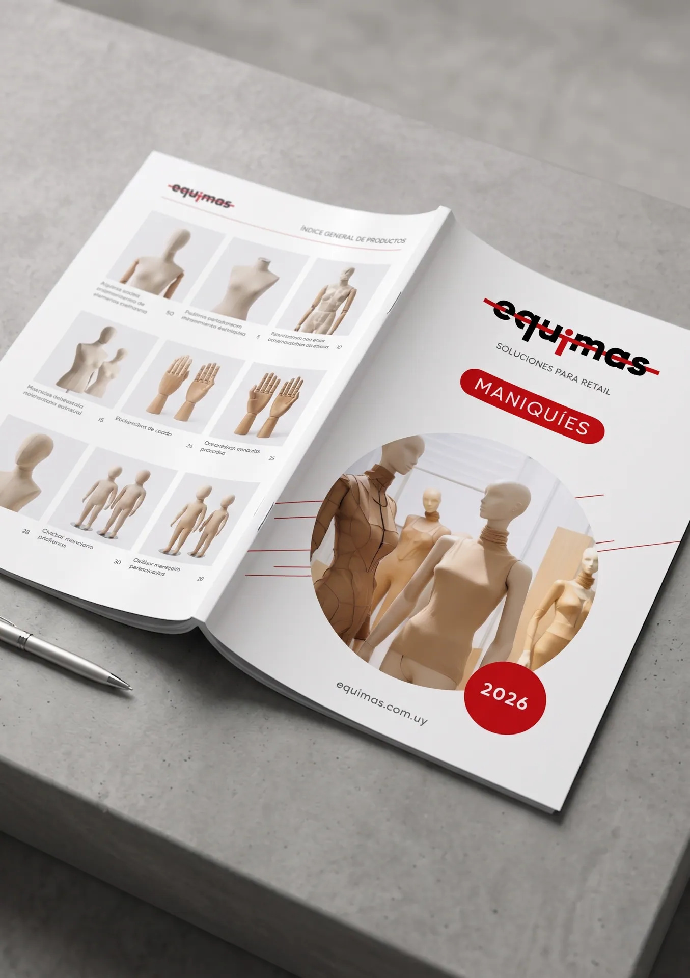 Equimas — Diseño editorial · catálogo