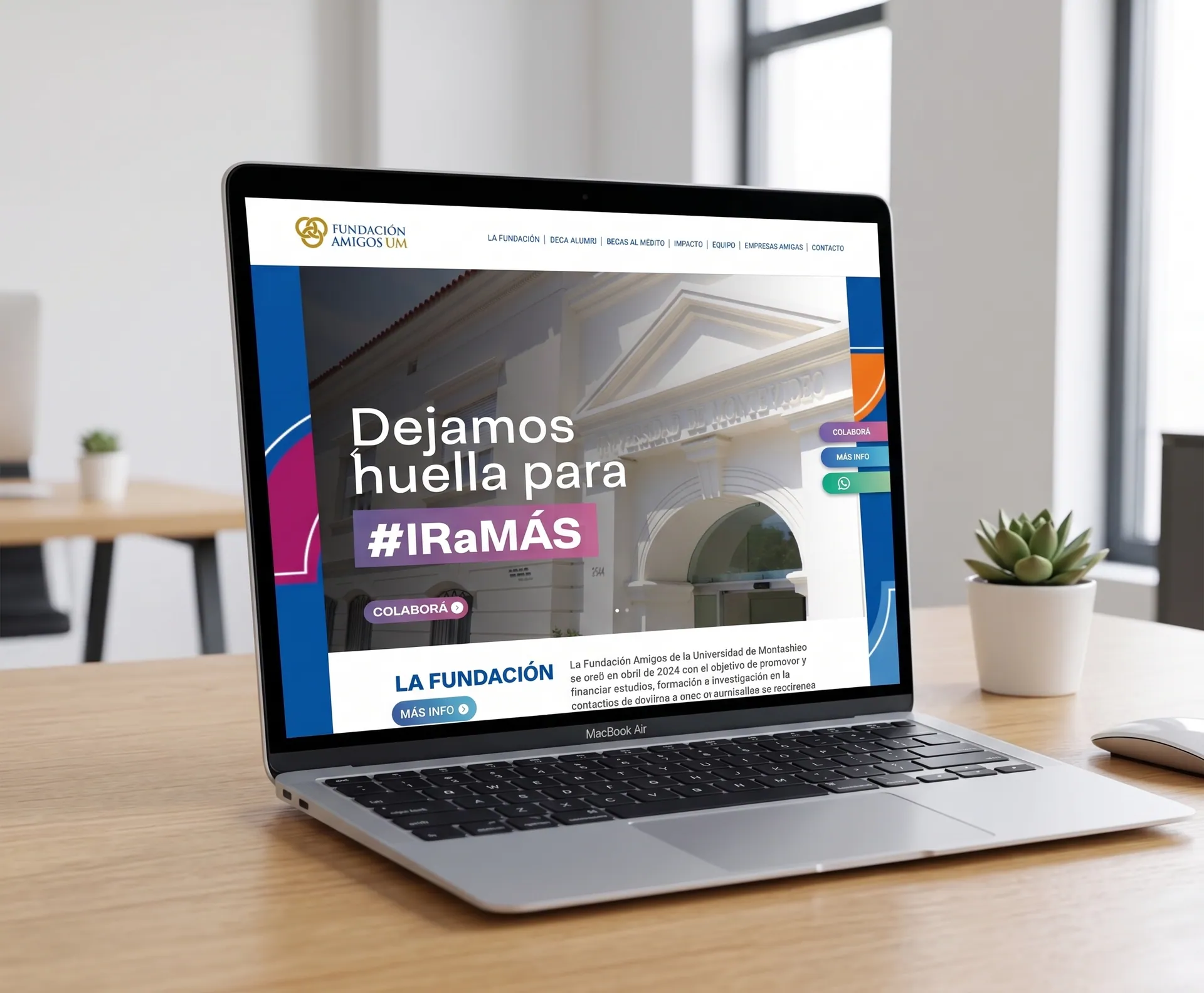 Universidad de Montevideo — Landing Fundación Amigos